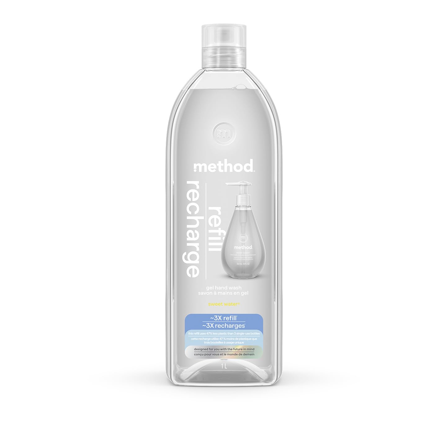 Method Gel/Foam Hand Wash Refill 1L - Sweat Water / Gel (1000ml)